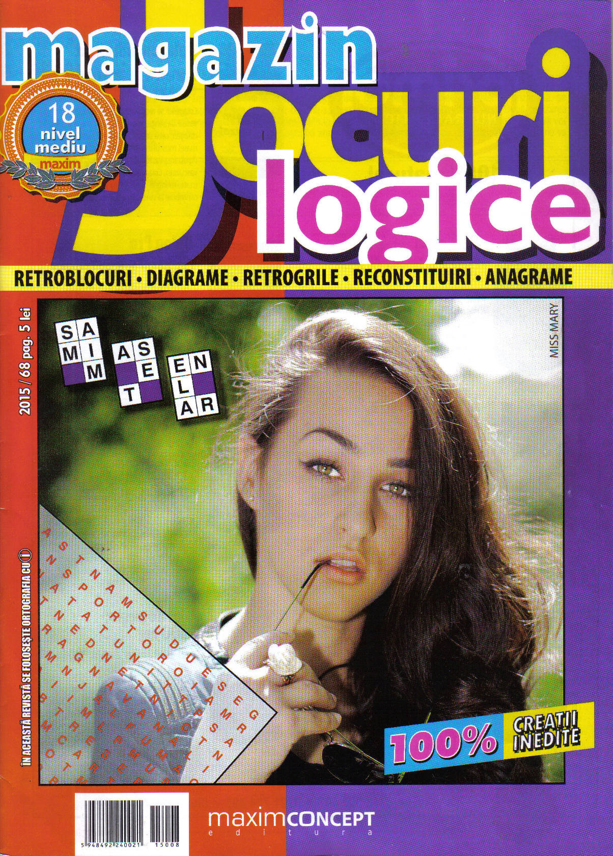 Magazin Jocuri logice, august 2015